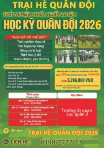 Kiến Tạo Tương Lai Lỗi Lạc Cùng Học Kỳ Hè Quân Đội 2026