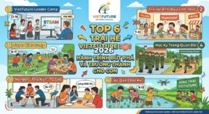 TOP 6 TRẠI HÈ 2026 TẠI VIETFUTURE: HÀNH TRÌNH BỨT PHÁ VÀ TRƯỞNG THÀNH CHO CON